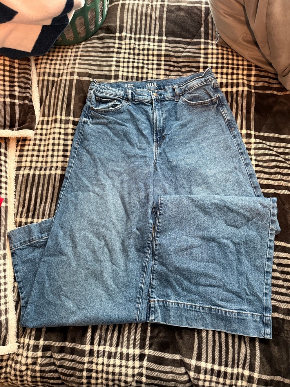 Classic Light Blue Woman’s Jeans- high waisted/wide leg